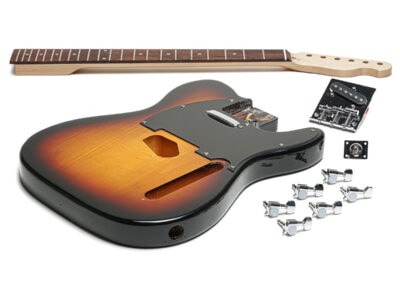Electric Guitar Kit With Sunburst Body