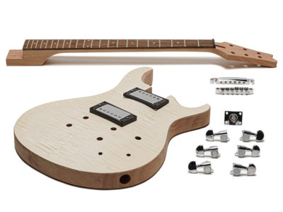 Solo PRK-1 DIY Electric Guitar Kit With Carved Body & Flame Maple Top