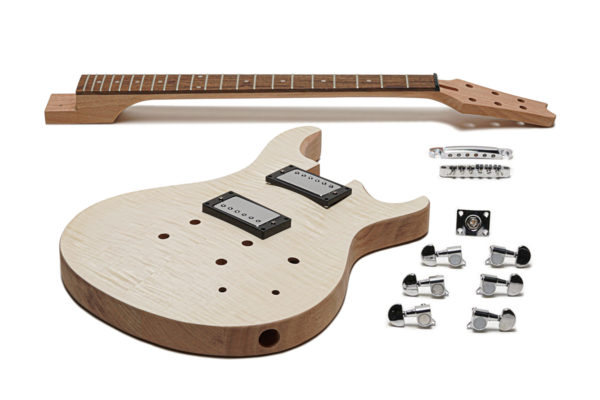 Solo PRK-1 DIY Electric Guitar Kit With Carved Body & Flame Maple Top