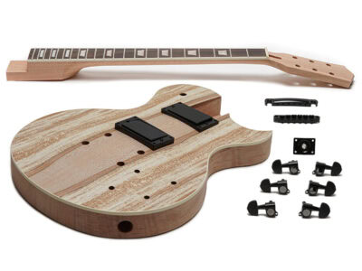 Solo LPK-75 DIY Electric Guitar Kit With Spalted Maple Top