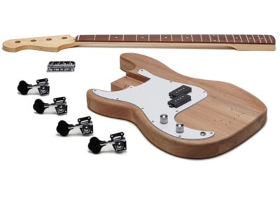 Left Handed DIY Electric Bass Guitar Kit