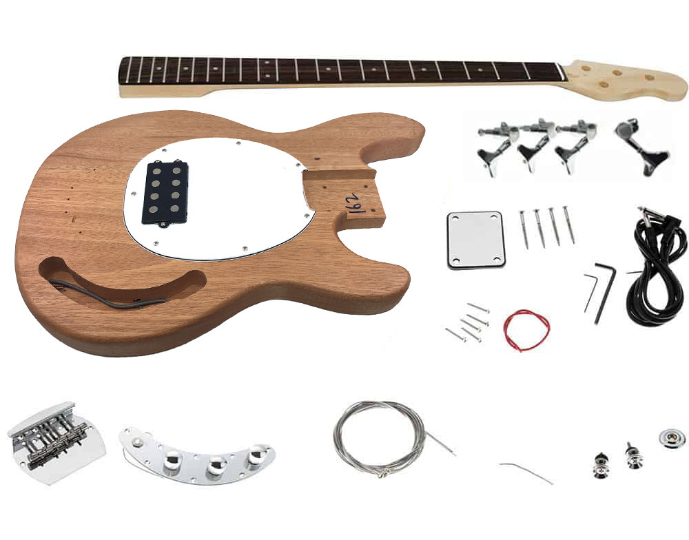 Solo PBSK-10 DIY Short Scale Mini Electric Bass Guitar Kit.