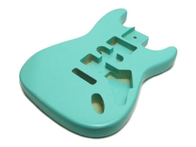 Solo ST Style Finished Guitar Body, Surf Green