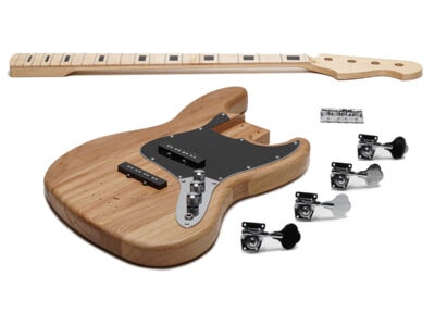 Electric Bass Guitar Kit With Ash Body