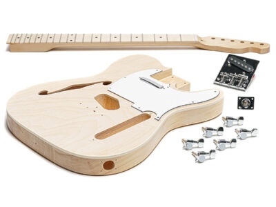 DIY Electric Guitar Kit With Maple Top