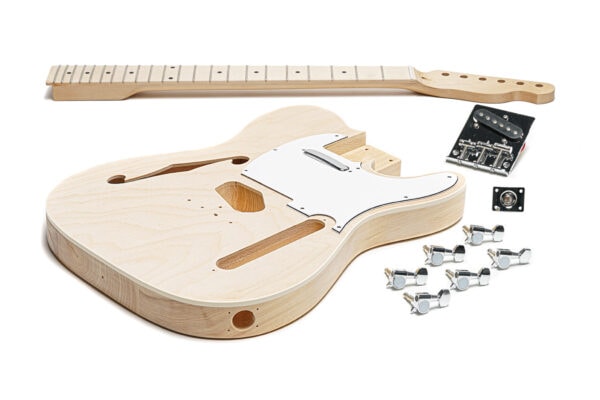 DIY Electric Guitar Kit With Maple Top