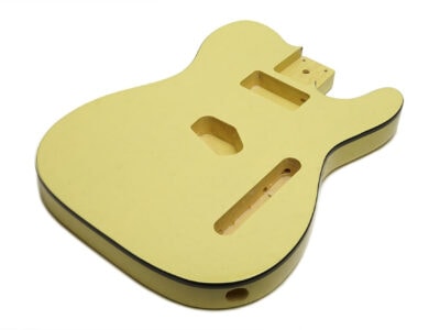 Solo TC Style Finished Guitar Body, Ivory