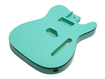 Solo TC Style Finished Guitar Body, Surf Green