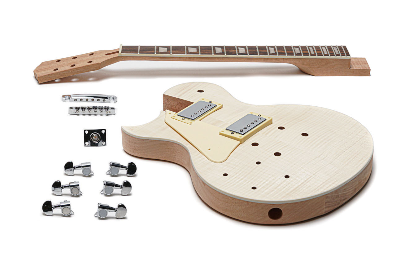 Left Handed Guitar Kit with Basswood Blank