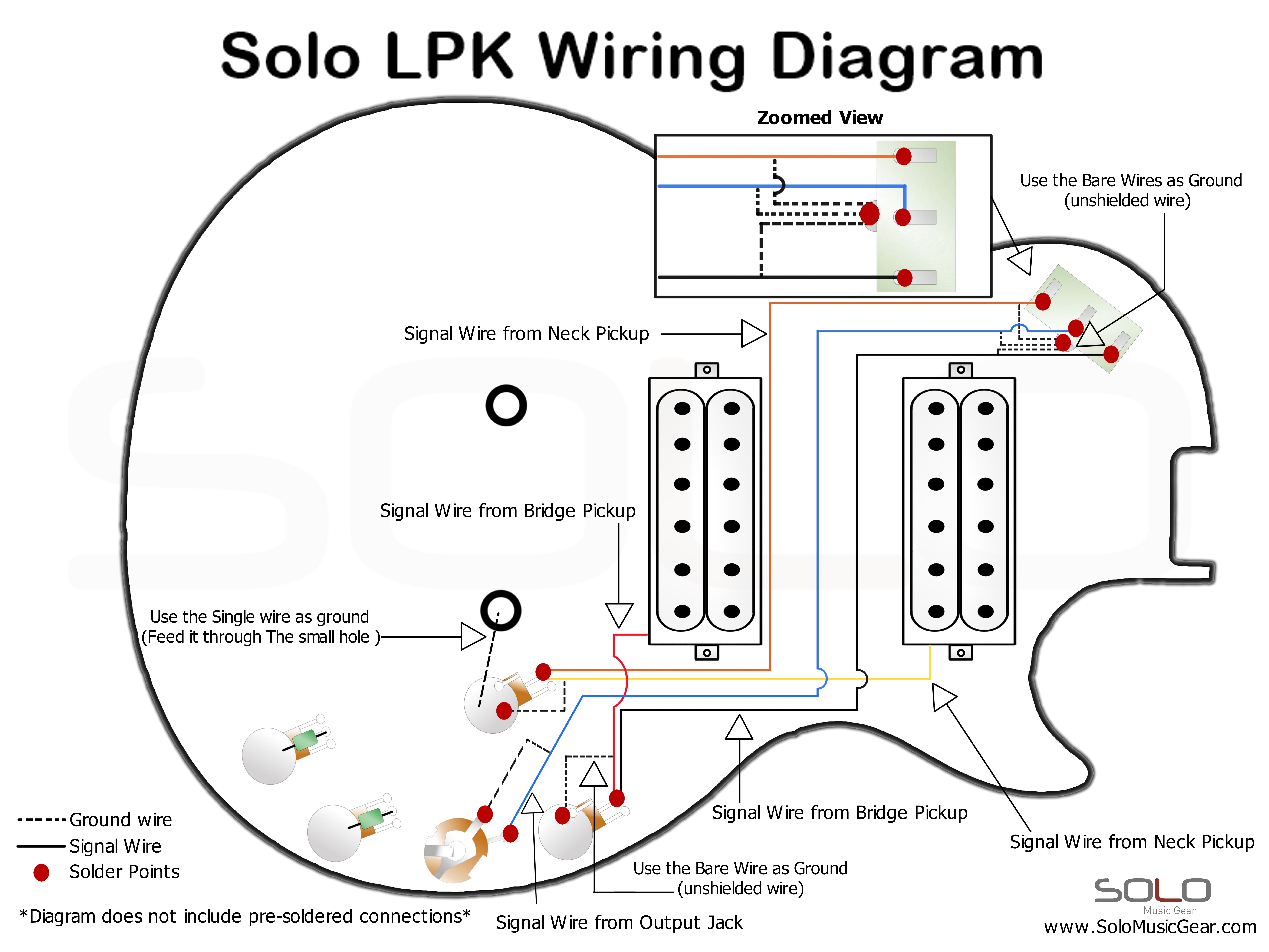 SOLO LP Style Wiring Guide
