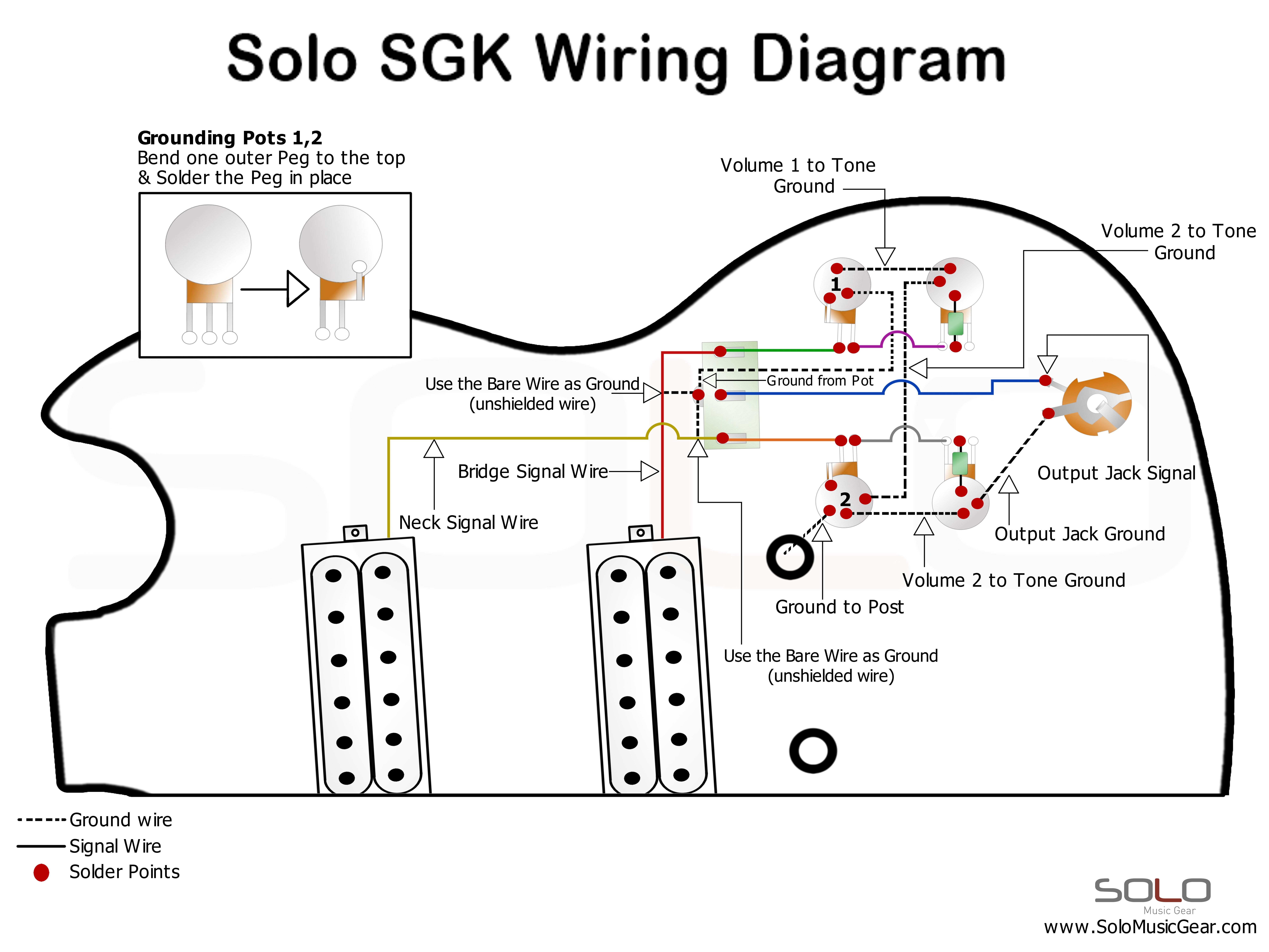 Gibson Sg Pick Up Wiring Diagram