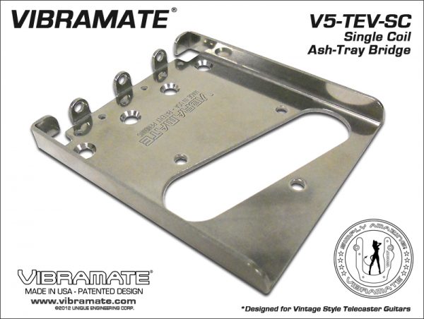 Vibramate V5-TEV Stage II Ashtray Bridge Only - Chrome