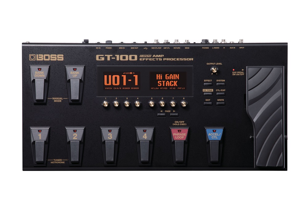 Boss GT-100 Guitar Amp Effects Processor | Solo Guitars