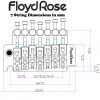 Floyd Rose FRTS100 7 String Tremolo Kit