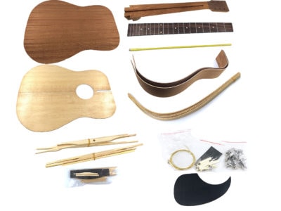Akustikgitarre Fichte Bracewood Kits für Gitarrenbauer DIY Tools
