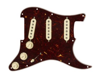 Fender® Pre-Wired Strat® Pickguard, Texas Special SSS, 11 Hole, Tortoise Shell