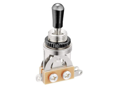 Solo Pro LP Style 3-Way Toggle Switch With Black Chrome Tip