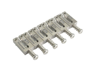 KTS Titanium Block Style Strat Bridge Saddles