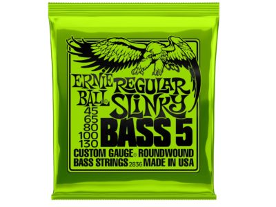 Ernie Ball 2836 Bass 5 Slinky Electric Bass Guitar Strings (45-130)