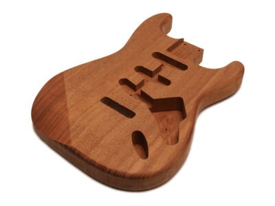 Solo Pro ST Style 1Pc Mahogany Unfinished/Unsanded Guitar Body
