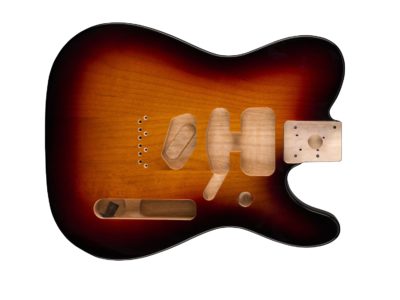 Fender® Deluxe Series Telecaster® SSH Alder Body Modern Bridge Mount, 3-Color Sunburst