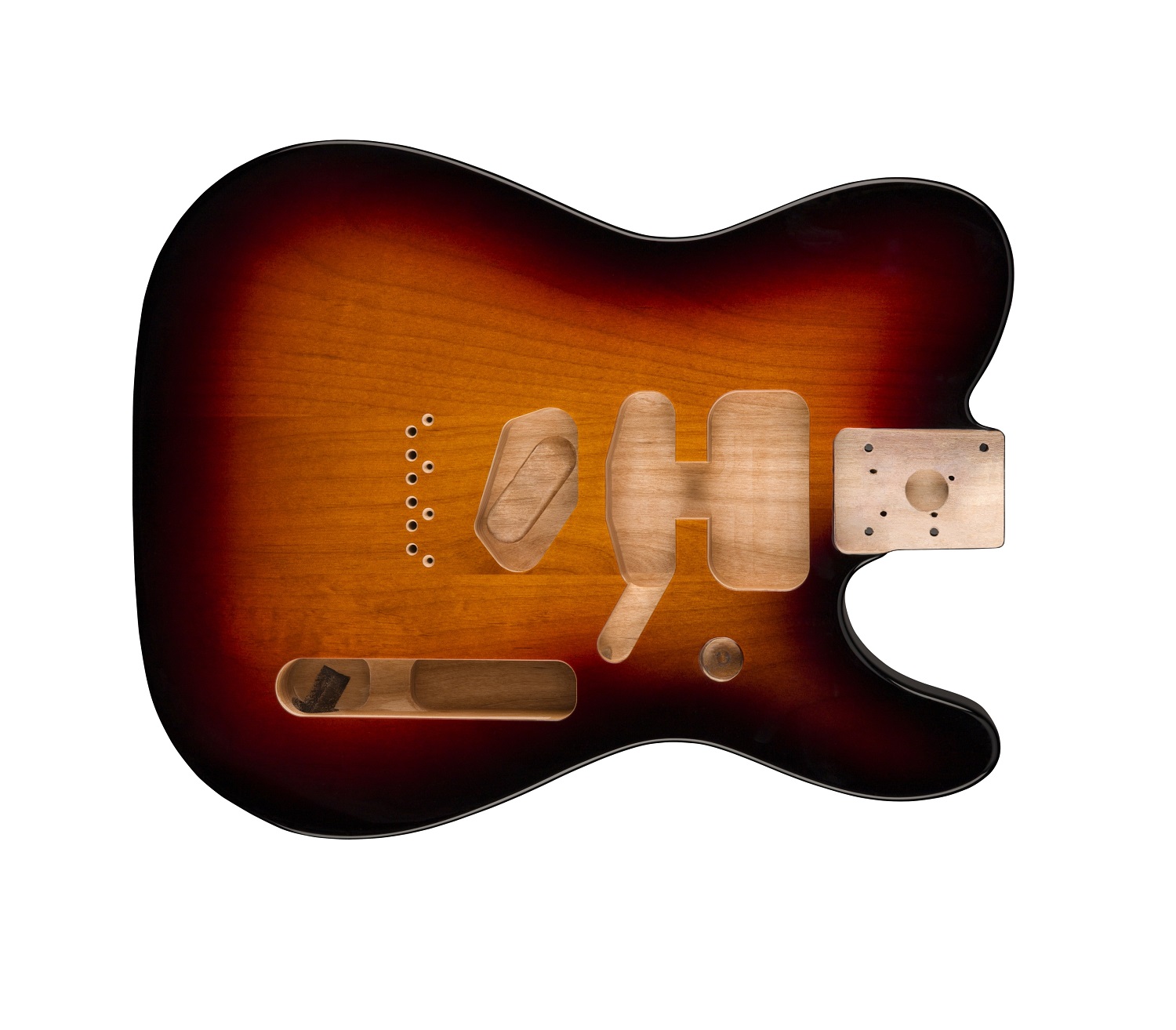 Fender Deluxe Telecaster® SSH Alder Body - 3-Color Sunburst