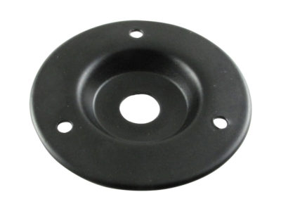 Solo Jack Plate - 1/4" Round Black Metal