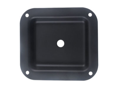 Solo Jack Plate - 1/4" Square Black Metal