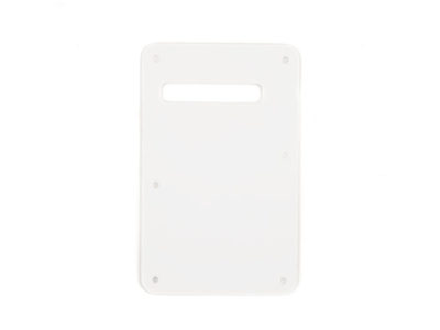 Fender® Stratocaster® Modern-Style Tremolo Backplate - 1-Ply - White