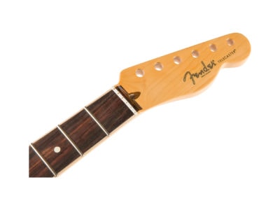 Fender® American Channel Bound Telecaster® Neck, 21 Med Jumbo Frets, Rosewood