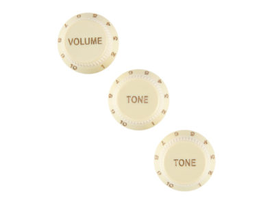 Fender® Stratocaster® Soft Touch Knobs, Aged White