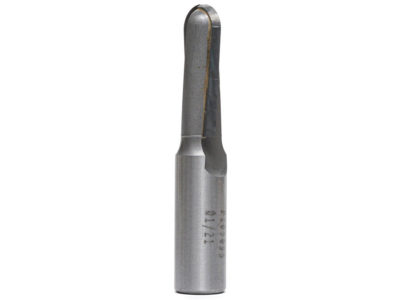 PeZa Tools PZ-R0902 Carbide Tipped Core Box Bits (Round Nose), 2 Flutes Deep Profile 1/2" DIA x 1 1/4" x 1/2" Shank