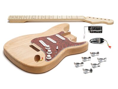 DIY Electric Guitar Kit With Alder Body & Solderless Electronics