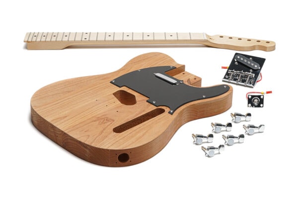 DIY Electric Guitar Kit With Alder Body & Solderless Electronics