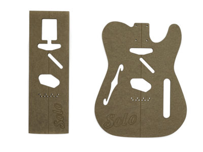 Solo TC Style Thinline Body Template Set