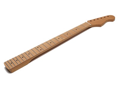 Fret Roasted Maple Baritone Guitar Neck