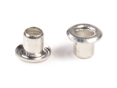 Solo Small Tin-Plated Brass Eyelets