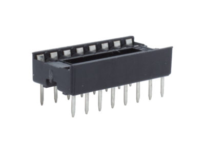 Solo Dual In-line 16 Pin IC Socket
