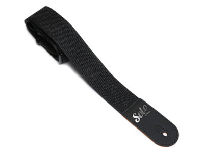 Solo 2" Black Poly Strap With Logo