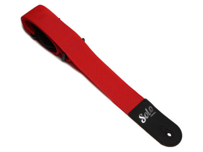 Solo 2" Red Poly Strap With Logo