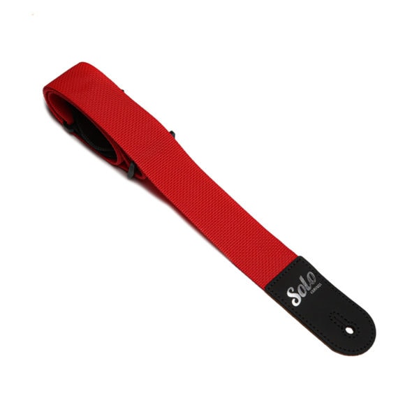 Solo 2" Red Poly Strap With Logo