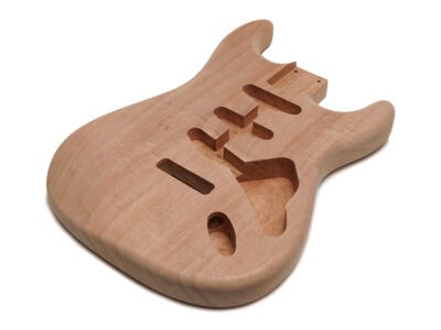 Solo Pro ST Style 1Pc Mahogany Unfinished Guitar Body