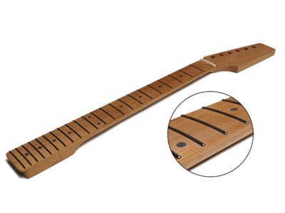 Solo Pro TC Style 22 Fret Roasted Maple Guitar Neck With Invisi-Tangs