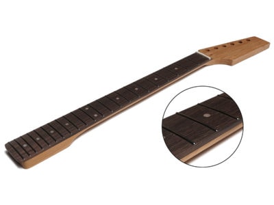 Solo Pro TC Style 22 Fret Roasted Maple Guitar Neck With Rosewood Fretboard & Invisi-Tangs
