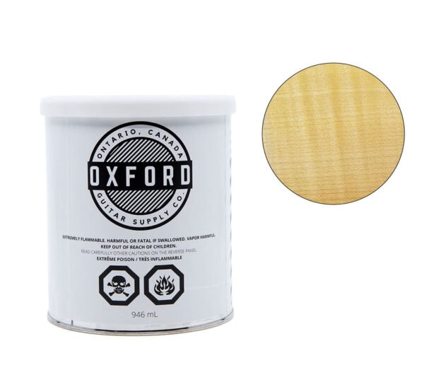 Oxford Nitrocellulose Lacquer - Aged Clear - Quart Tin - High Gloss