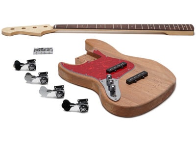 Left Handed DIY Electric Bass Guitar Kit