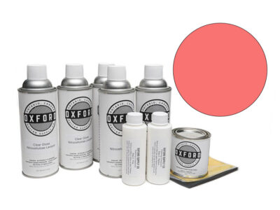 Oxford Deluxe Aerosol Nitrocellulose Lacquer Finishing Kit – Tahitian Coral