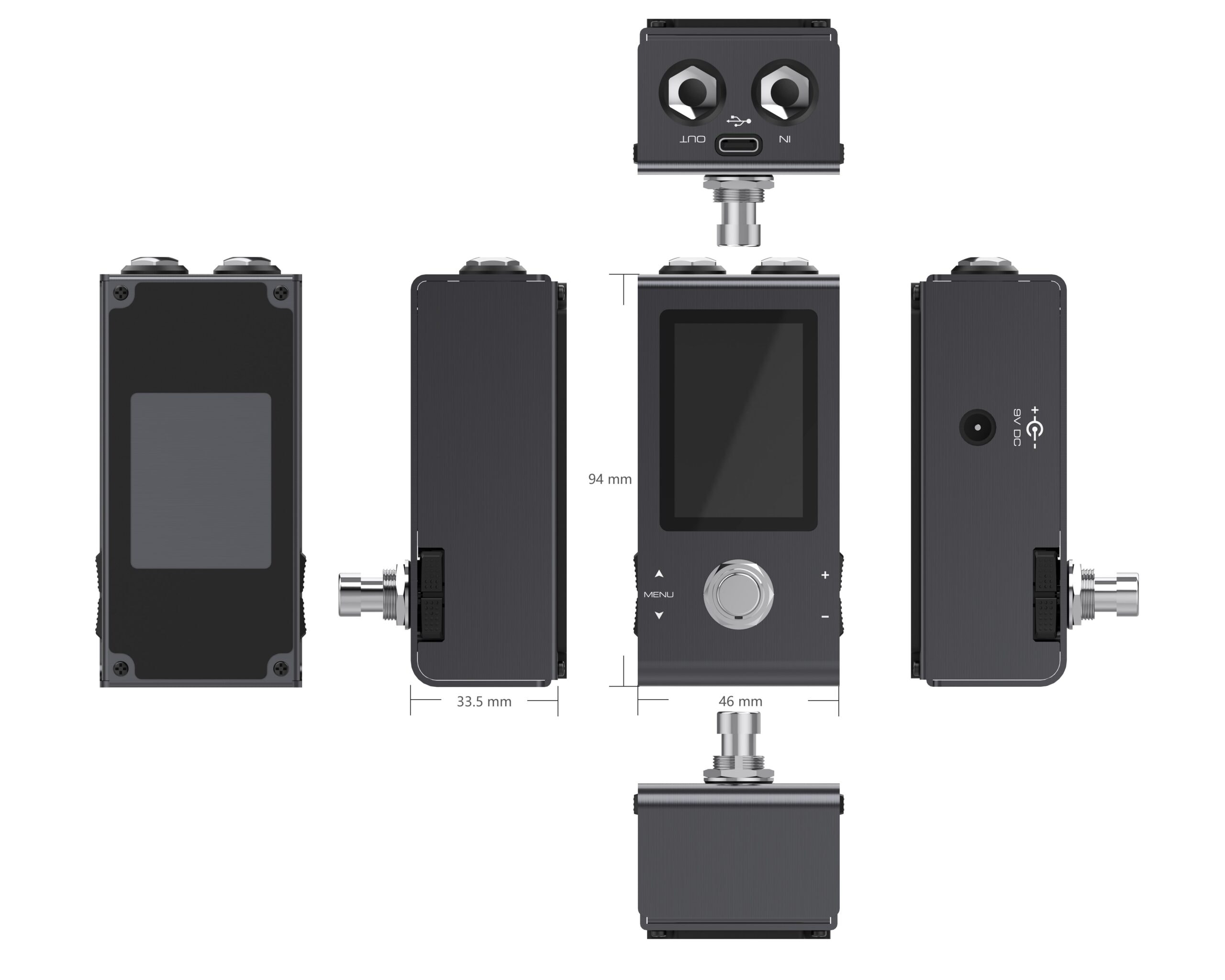 Upscreen Protecteur D´Écran Mat En Verre Pour Peterson Strobostomp Mini Film De Protection 9h Anti Reflet