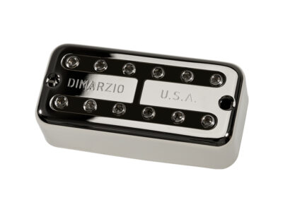 DiMarzio DP297FNBK Super Distor'Tron Bridge Pickup - Nickel Cover with Black Insert