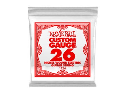 Ernie Ball 1126EB Nickel Wound Single String - .026